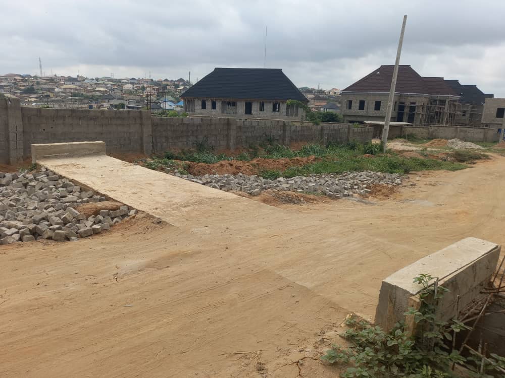 Drainage construction and erosion control at Olota Estate at Ota Ogun state