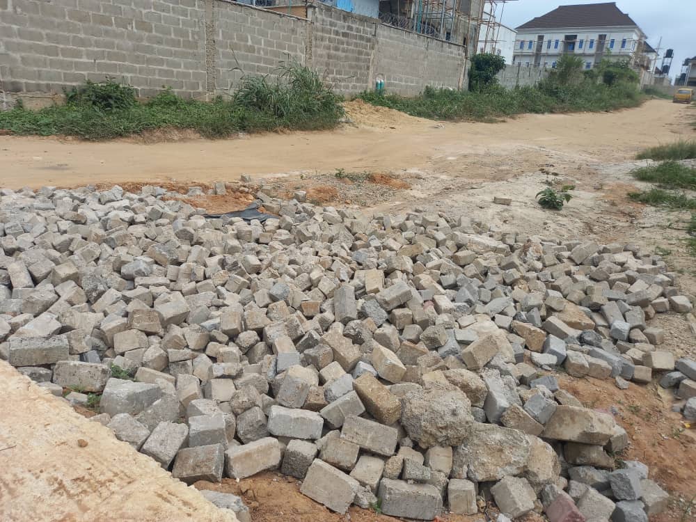 Drainage construction and erosion control at Olota Estate at Ota Ogun state