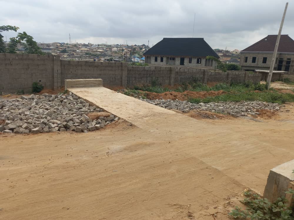 Drainage construction and erosion control at Olota Estate at Ota Ogun state