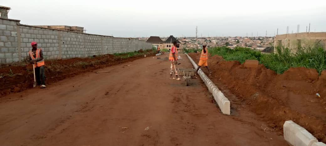 Road Construction Fairmont Hilltop Estate Alagbado
